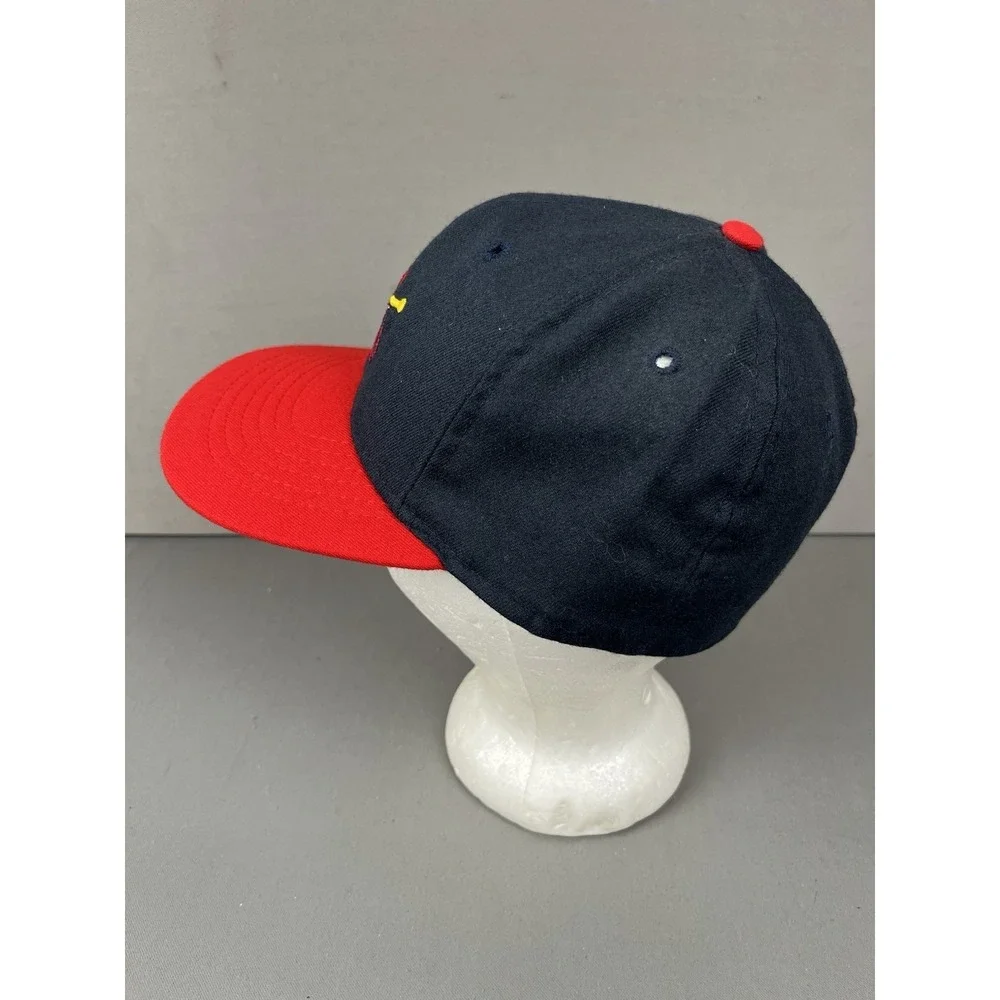 Vintage St Louis Cardinals MLB Fitted Hat Size 7 Roman Pro Leather Band